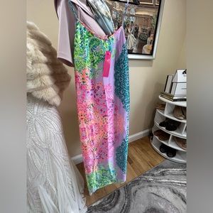 Lily Pulitzer Bellalyn Satin Midi Dress